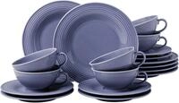 Seltmann Weiden Teeservice Geschirr-Set, 18 Teile, Beat, klein (18-tlg), 6 Personen,