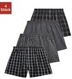 AUTHENTIC LE JOGGER Webboxer (Packung, 4-St) vier unterschiedliche Dessins