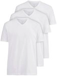 OLYMP T-Shirt (Packung, 3-tlg., 3er) V-Ausschnitt, modern fit, reine Baumwolle