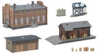 Faller Modellbausatz Faller 190088 Aktions-Set G&uuml;terumschlag HO