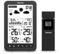 Hama Wetterstation "Ko Samui" mit Au&szlig;ensensor, Funk Wetterstation (Wecker,