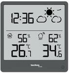 technoline WS 9138 Wetterstation (mit Au&szlig;ensender, in einem modernem Design,...