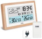 ADE Wetterstation mit Au&szlig;ensensor und Netzteil Funkwetterstation (Au&szlig;ensensor,