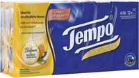 TEMPO Papiertaschent&uuml;cher Taschent&uuml;cher Plus 4-lagige Papiert&uuml;cher 12 x 9...