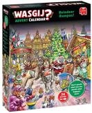 Jumbo Spiele Puzzle Wasgij Adventskalender Rentier-Raserei!, 54 Puzzleteile