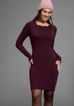 Laura Scott Strickkleid figurbetont und kurz - mit femininer Wellenkante