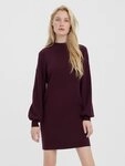 Vero Moda Strickkleid VMNANCY LS FUNNELNECK DRESS GA NOOS Viskosemischung,...