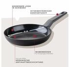 FACKELMANN Bratpfanne 24cm Statement &ndash; Keramik-Antihaft, Aluminium, Wabenboden,