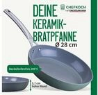 Chefkoch trifft Fackelmann Bratpfanne Keramikbratpfanne, Antihaft-Pfanne,...