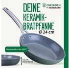 Chefkoch trifft Fackelmann Bratpfanne Keramikbratpfanne, Antihaft-Pfanne,...
