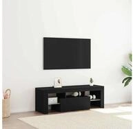 vidaXL TV-Board vidaXL TV-Schr&auml;nk 120 x 35 x 40 cm Schwarz Eichen-Optik