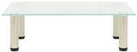 vidaXL TV-Schrank TV-Tisch 60x35x17 cm Satiniertes Hartglas