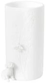 R&auml;der Dekovase Porzellangeschichten Vase Hund sitzend wei&szlig; 13cm (Dekovasen)