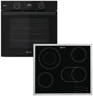 BAUKNECHT Backofen-Set BAKO 760 Steam, mit 1-fach-Teleskopauszug, Hydrolyse,