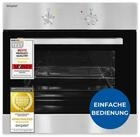exquisit Einbaubackofen EBE 455-1.1, Ober- und Unterhitze, Innenbeleuchtung,