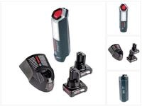 Bosch Professional Baustrahler Professional GLI 12V-300 Akku Lampe + 2x GBA 12V...