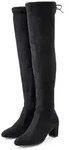 LASCANA Slouchy Boots, Langschaft Stiefel, Schlupf-Boot, Overkneestiefel aus weichem