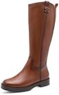 Tamaris ANTIslide, TOUCH-IT aus Leder kein Absatz Stiefel ANTIslide