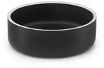 lionto Futternapf aus Edelstahl, robust & hygienisch, schwarz, Edelstahl,...