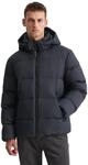 Daunenjacke MARC O'POLO, Herren, Gr. S, schwarz navy, Web, Obermaterial: 100%