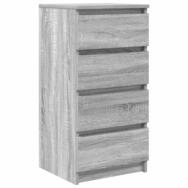 vidaXL Sideboard Sideboard Grau Sonoma 37,5x35x76 cm Holzwerkstoff (1 St)