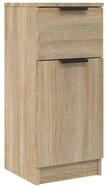 vidaXL Sideboard, Kommode Sonoma-Eiche 30x30x70 cm Holzwerkstoff