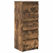 vidaXL Sideboard Sideboard mit Schubladen R&auml;uchereiche 37,5x35x99 cm (1 St)