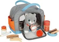 Small Foot Pl&uuml;schfigur Katze mit Tasche (Set, 15-St), mit Pflege- und