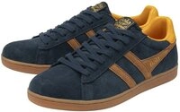 Gola Equipe II Suede-Leder navyblau/braun/gelb Herren Sneaker