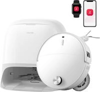 Roborock Saugroboter Qrevo Curv 2 Pro 25000 Pa HyperForce Saugkraft, 60 W, 100&deg;C