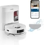 BOSCH Saugroboter Spotless BCRD1W, Saugroboter mit Wischfunktion, 11.000 Pa