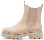 MARCO TOZZI Chelseaboots, Blockabsatz, Stiefelette, Herbstboots, Stretcheinsatz