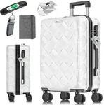 KESSER Hartschalen-Trolley Reisekoffer, 4 Rollen, ABS Hartschalenkoffer mit