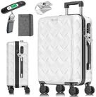 KESSER Hartschalen-Trolley Reisekoffer, 4 Rollen, ABS Hartschalenkoffer mit