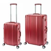 Travelhouse Trolleyset London, 4 Rollen, (2 tlg), TSA Zahlenschloss Alu-Rahmen