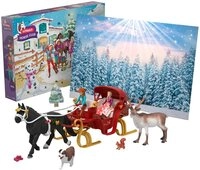 Schleich&reg; Adventskalender HORSE CLUB 2025, Weihnachtliche Schlittenfahrt (99179)