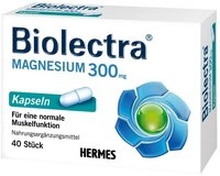 HERMES Arzneimittel BIOLECTRA Magnesium 300 mg Kapseln Kapseln, 40 St.