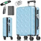 KESSER Hartschalen-Trolley Reisekoffer, 4 Rollen, ABS Hartschalenkoffer mit