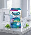 COREGA Zahnpflege-Set Corega TABS 3 Minuten, f&uuml;r herausnehmbaren Zahnersatz/...