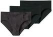 Slip SCHIESSER "Slip 3PACK Supermini "95/5" 3er Pack", Herren, Gr. S, schwarz,