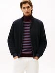 Cordjacke TOMMY HILFIGER "CORD HARRINGTON JACKET", Herren, Gr. S, blau (desert sky),