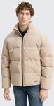 TOM TAILOR Denim Steppjacke mit Logo Print