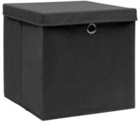 vidaXL Aufbewahrungsbox NA Aufbewahrungsboxen mit Deckeln 4 Stk 28x28x28 cm...