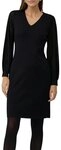 s.Oliver BLACK LABEL Strickkleid mit V-Ausschnitt