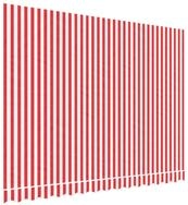 vidaXL Markise Markisenbespannung Rot und Wei&szlig; Gestreift 3,5x2,5 m