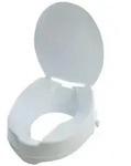 Rehaforum Medical Toiletten-Stuhl RFM Toilettensitzerh&ouml;hung mit Deckel 15 cm