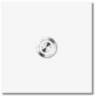 MOCAVI T&uuml;rklingelknopf T&uuml;rklingel MO-Ring 187 wei&szlig; LED 8,5 cm