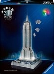 Ravensburger 3D-Puzzle Iconics: Empire State Building - mit Licht, 216...