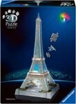 Ravensburger 3D-Puzzle Iconics: Eiffelturm - mit Licht, 216 Puzzleteile, Made in