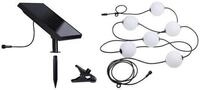 Paulmann LED-Lichterkette Naima IP67 3000K 5,8m 6x60lm Schwarz, 6-flammig,
